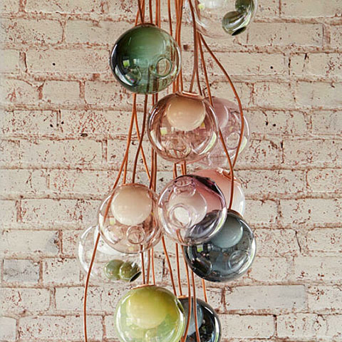 bocci 28 series copper pendant light in situ