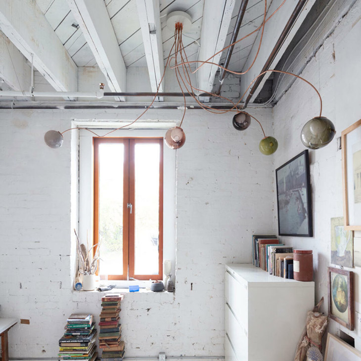 bocci 28 series copper pendant light in situ