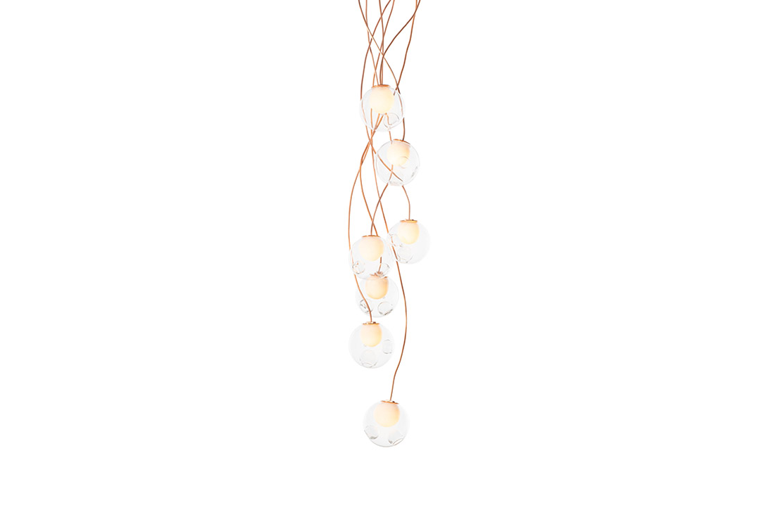 bocci 28 series copper pendant light
