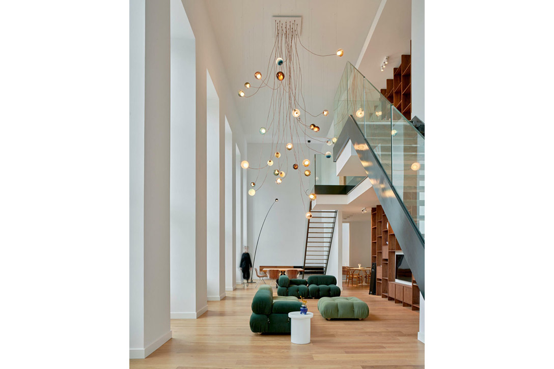 bocci 28 series copper pendant light in situ