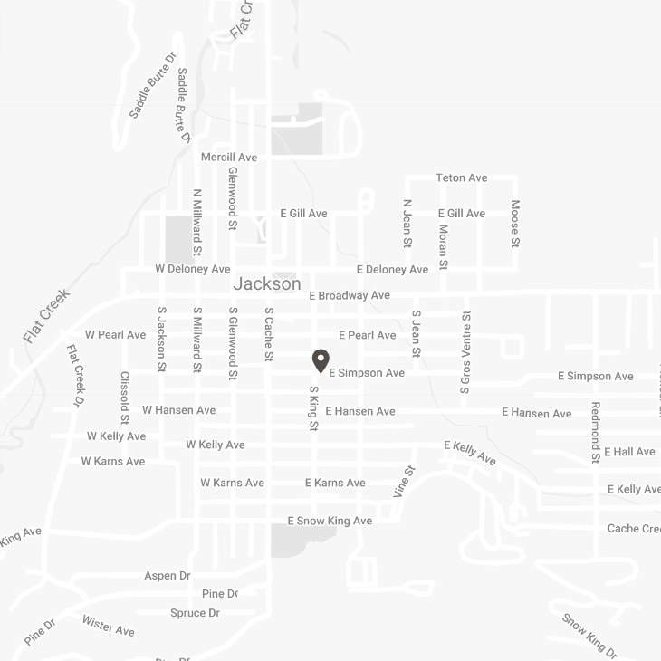 map of studio como jackson, wy
