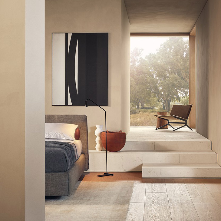 poliform jacqueline bed in situ