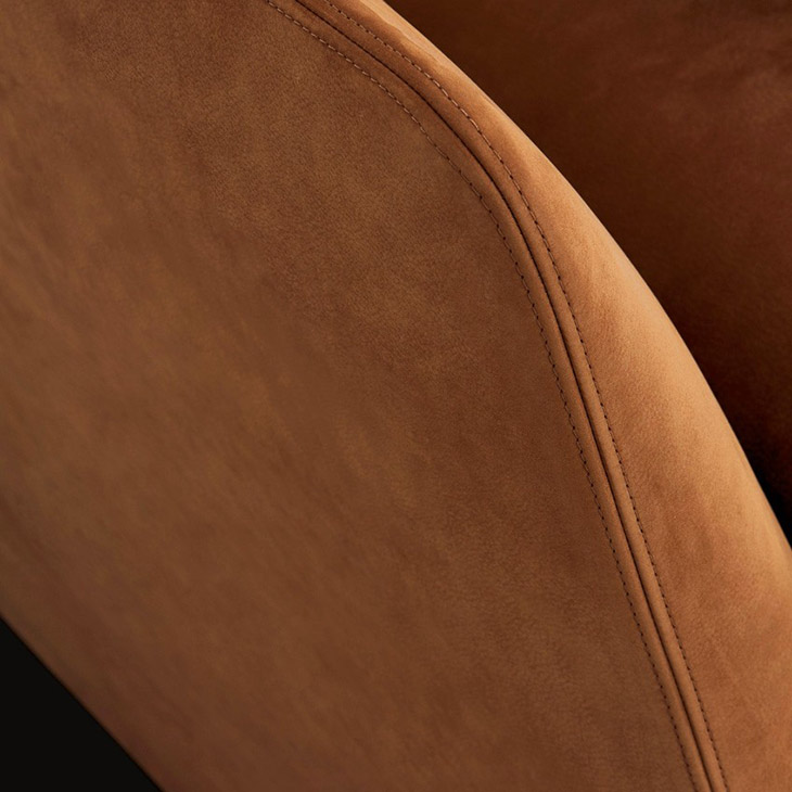 poliform jacqueline bed headboard stitching