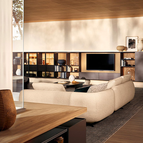 poliform saint germain sofa in situ