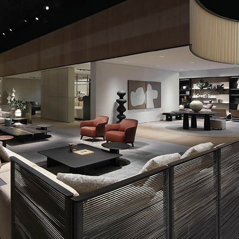 poliform stand at salone del mobile 2023