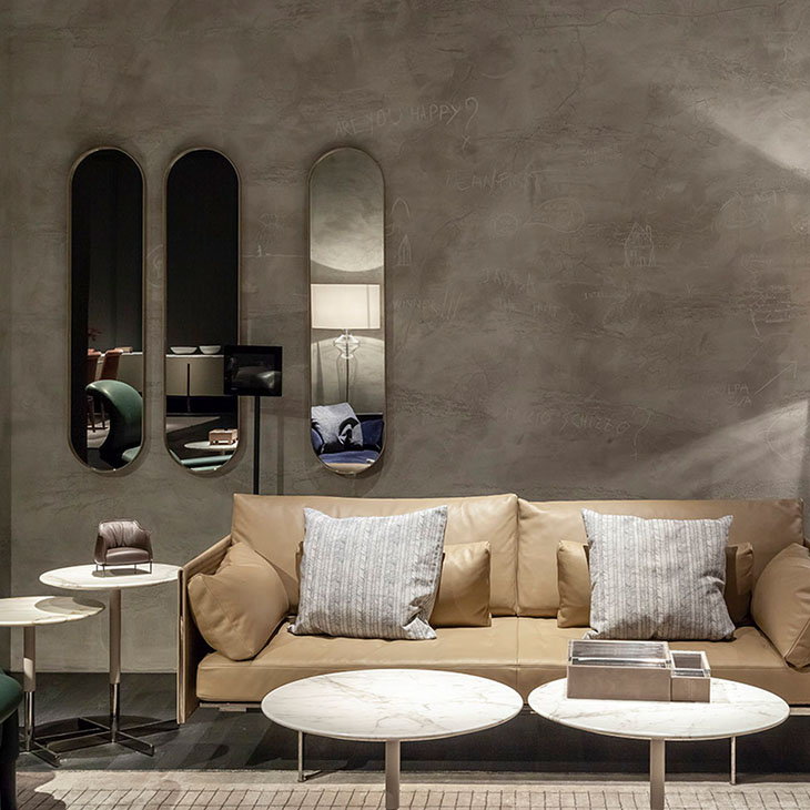 poltrona frau ren mirrors in situ