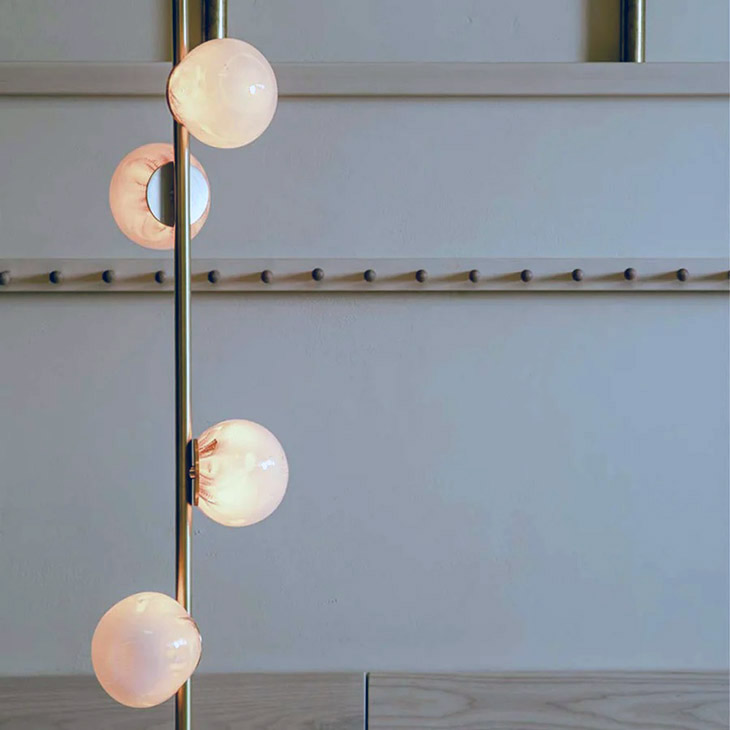 bocci 84.6 stem floor lamp in situ