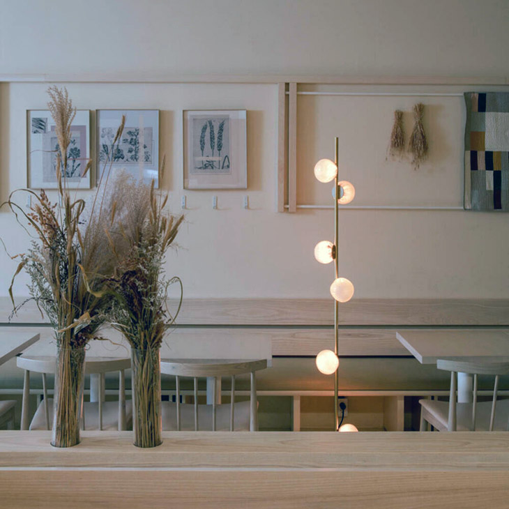 bocci 84.6 stem floor lamp in situ