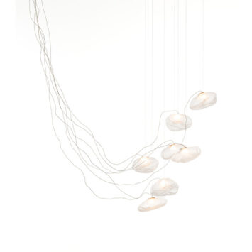 73.7 Sculptural Cable Pendant Light