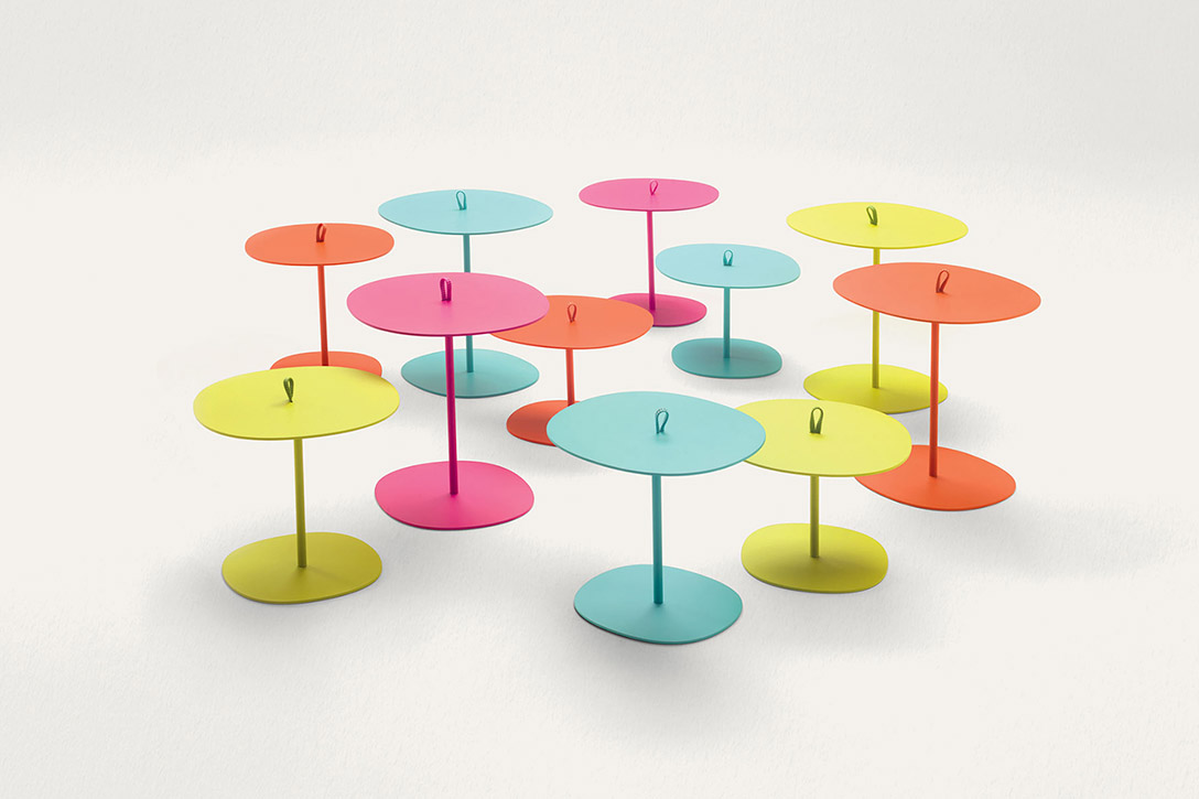 paola lenti strap side tables