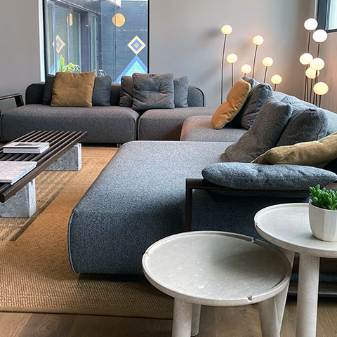 exteta outdoor living room vignette at studio como denver