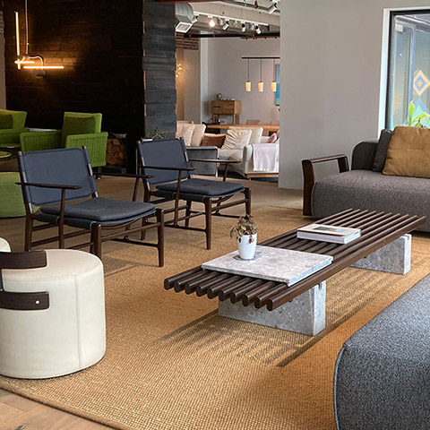 exteta outdoor living room vignette at studio como denver