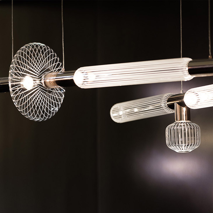 lasvit cipher pendants horizontal s and horizontal l