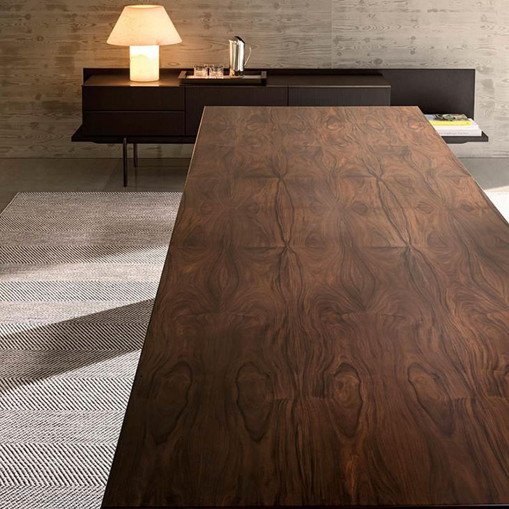minotti linha fina dining table in situ