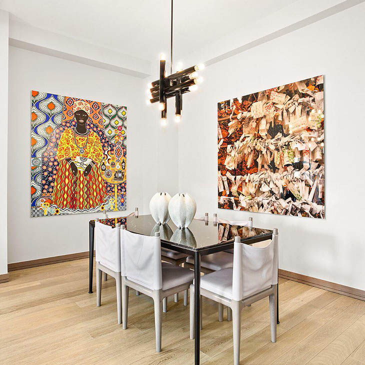 van rossum abi dining chairs in situ