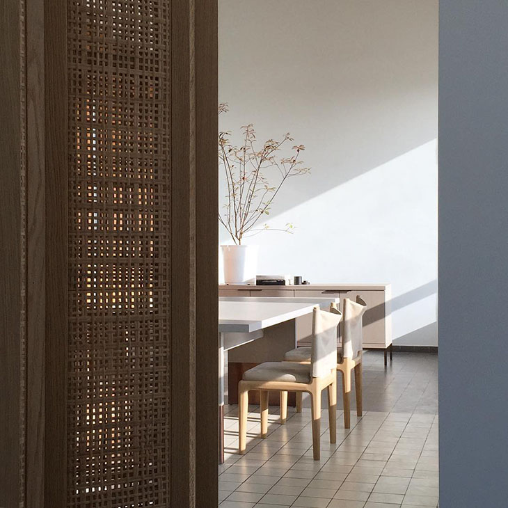 van rossum abi dining chairs in situ