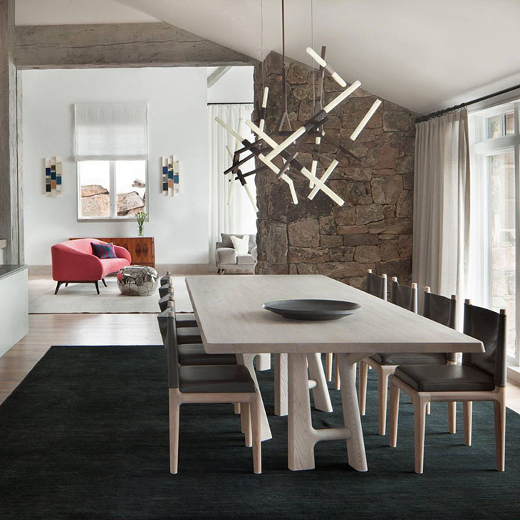van rossum abi dining chairs in situ