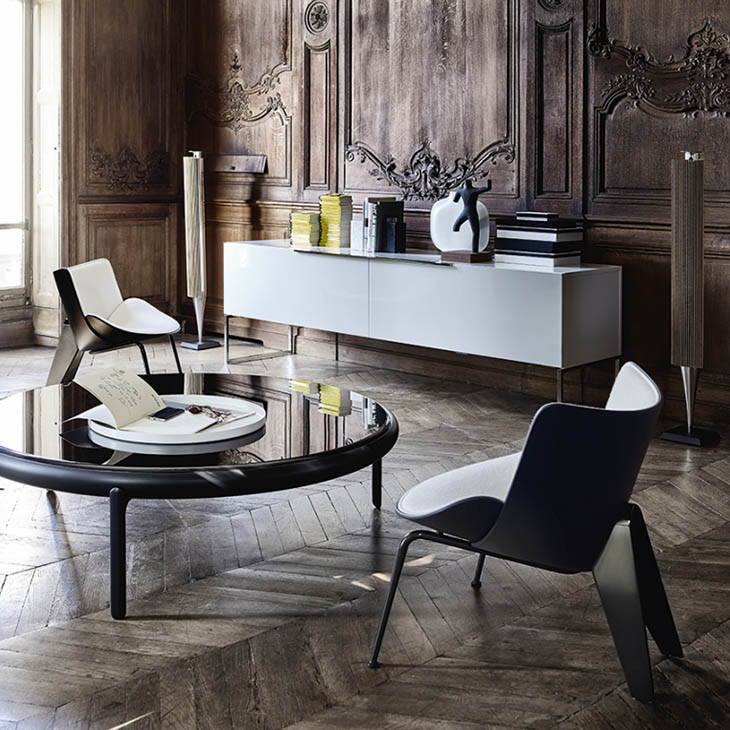 b&b italia maru coffee table in situ
