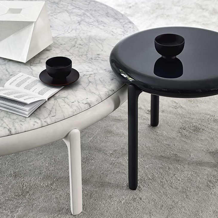 b&b italia maru side tables