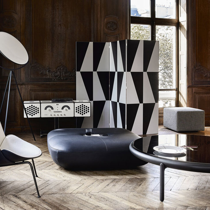 b&b italia maru coffee table in situ