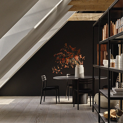 dining space in vipp loft copenhagen