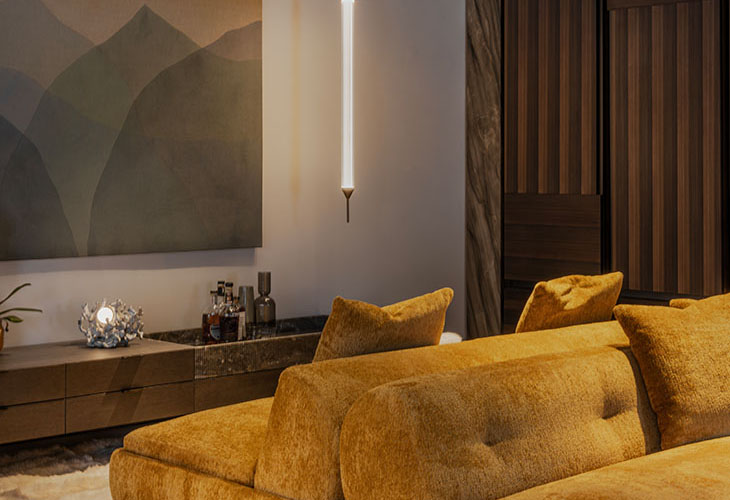 minotti supermoon sofa at studio como aspen