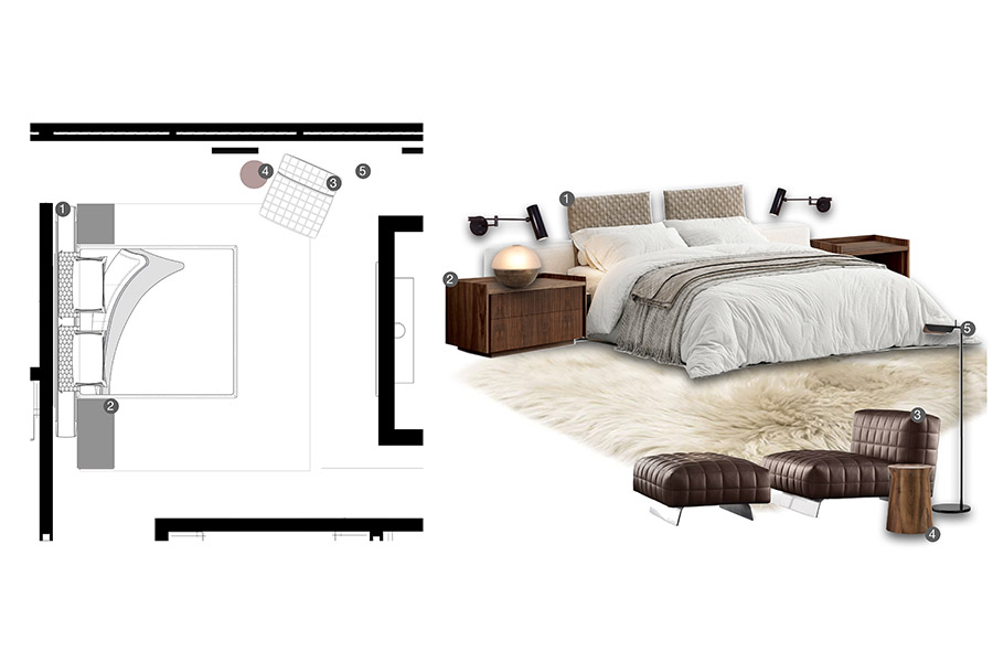 studio como project division bedroom concept