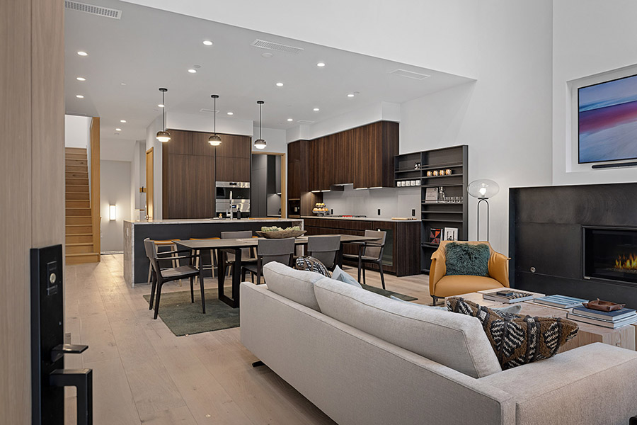 studio como project division living room interior at the glenwood in wyoming