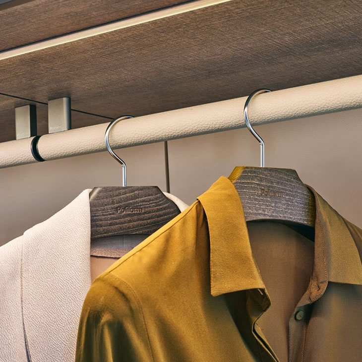 poliform ubik walk-in closet in situ