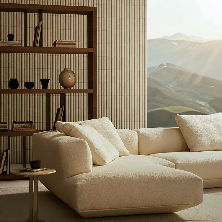 flexform loungescape sofa in situ