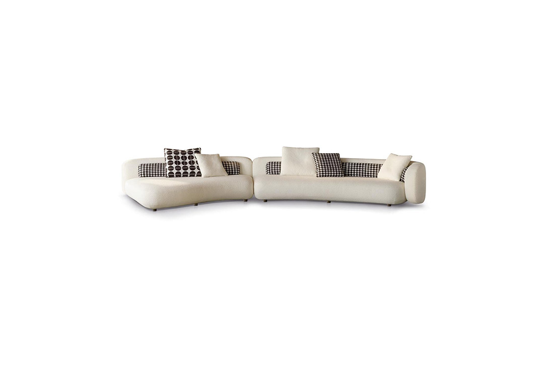minotti bezier sofa