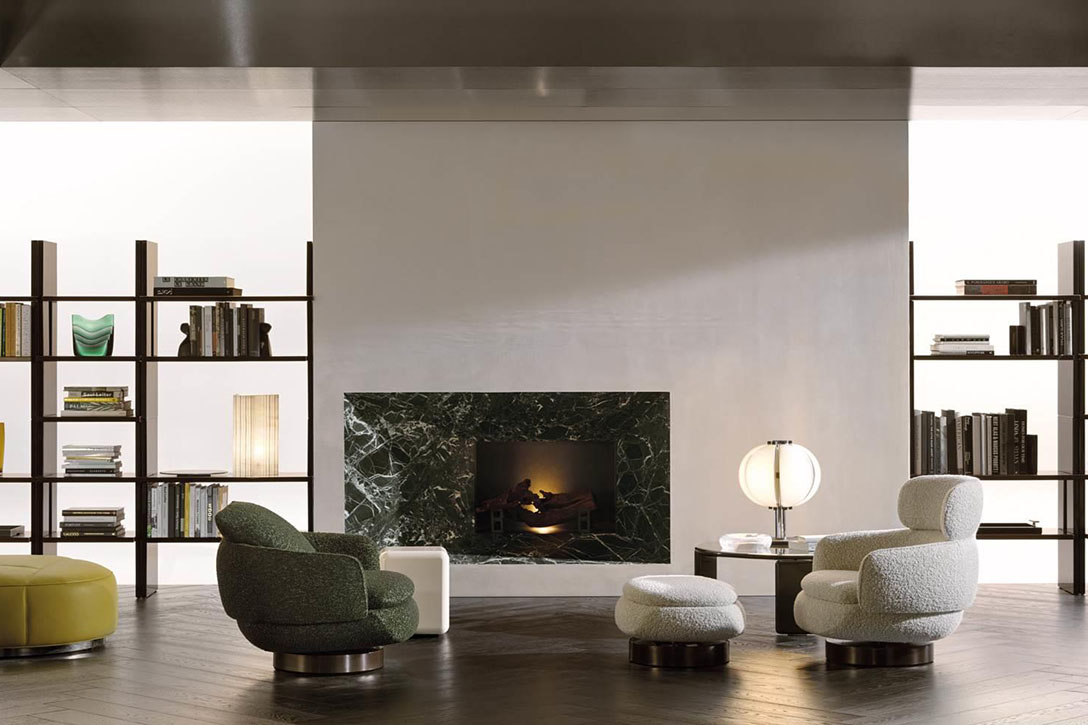 minotti vivienne armchairs