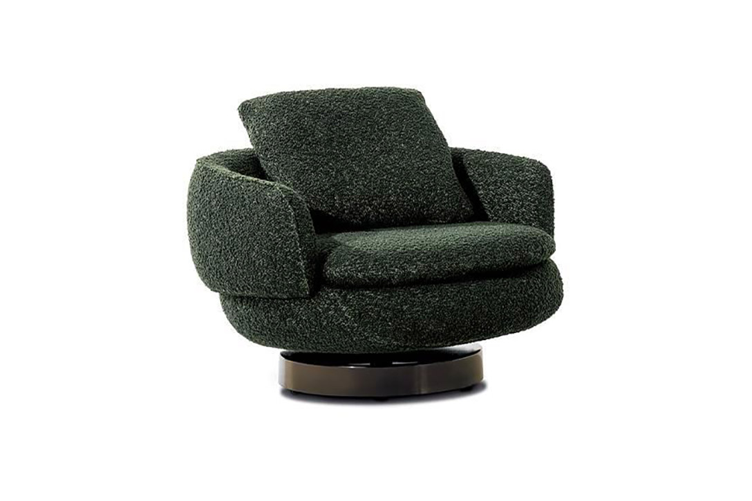 minotti vivienne armchair swivel