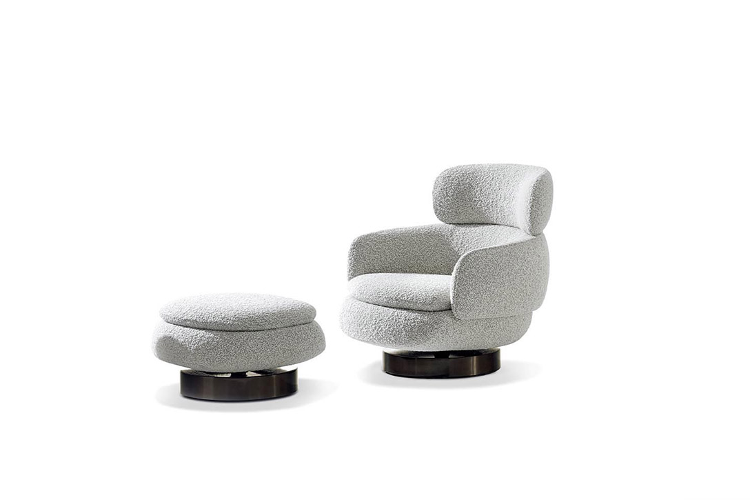 minotti vivienne bergere swivel