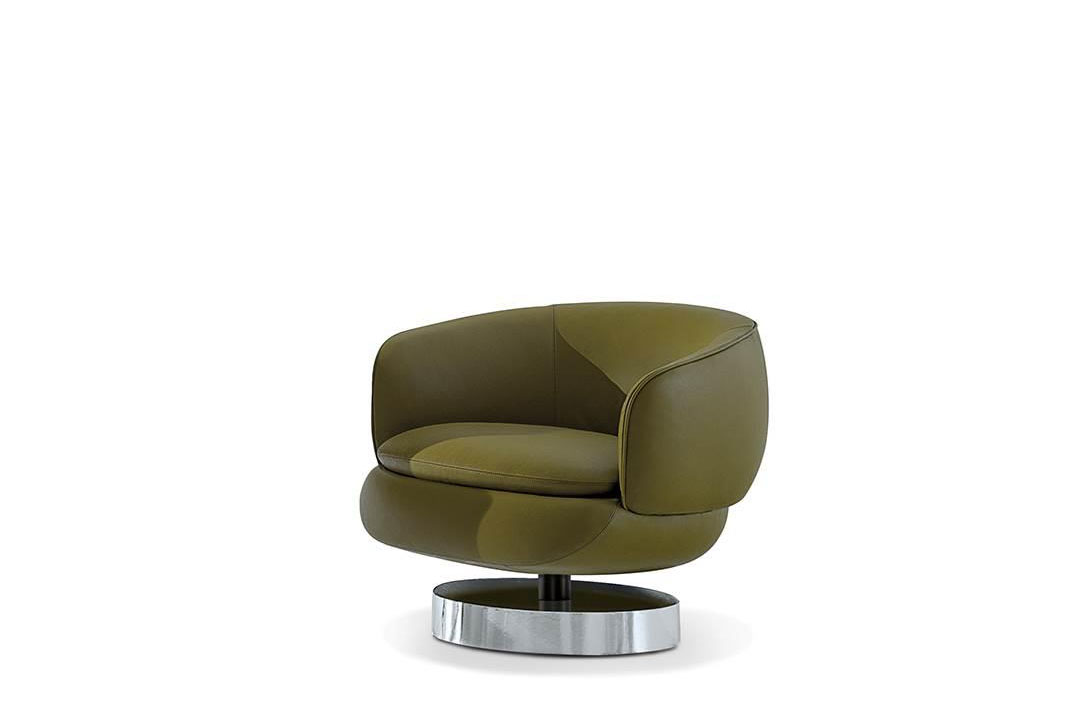 minotti vivienne armchair swivel