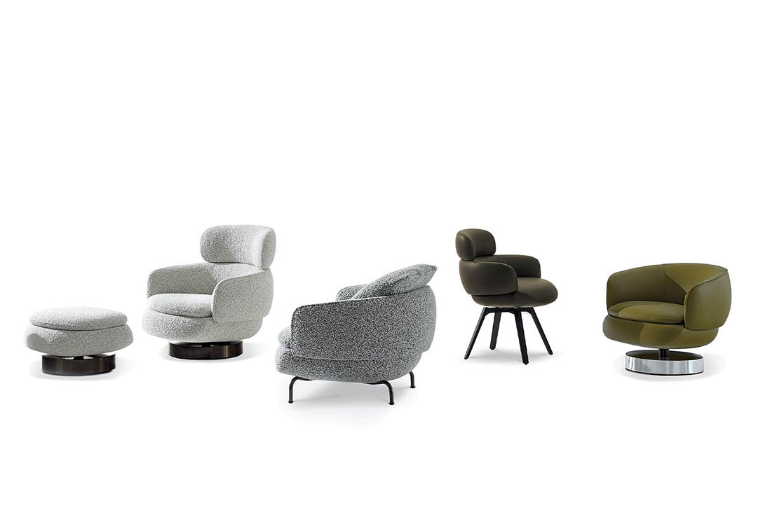 minotti vivienne armchairs
