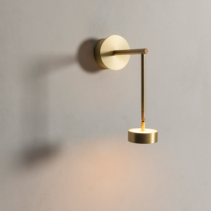 giopato & coombes softspot wall light vertical 27 in situ