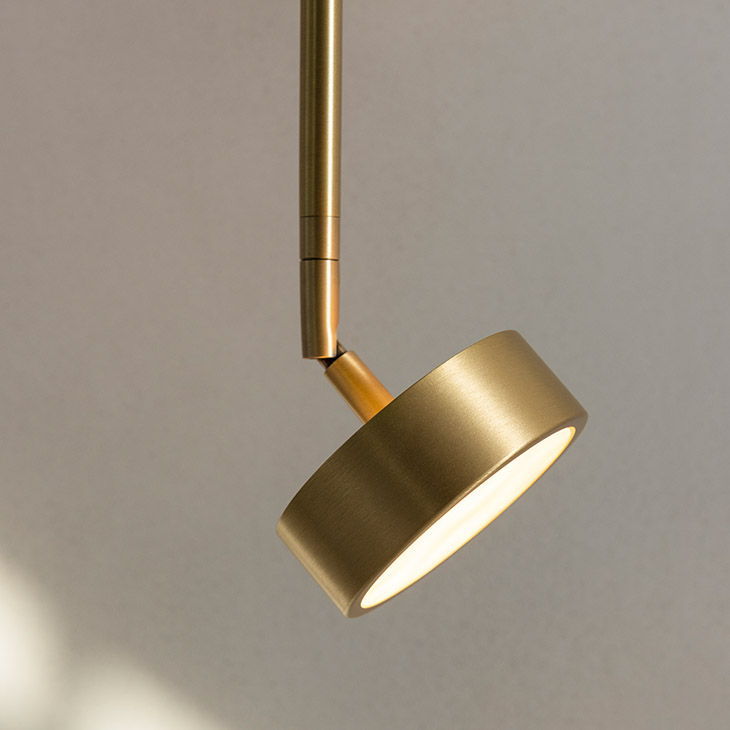 giopato & coombes softspot wall light vertical 27 in situ
