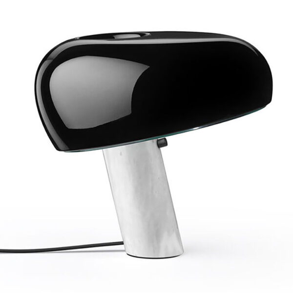 black flos snoopy table lamp