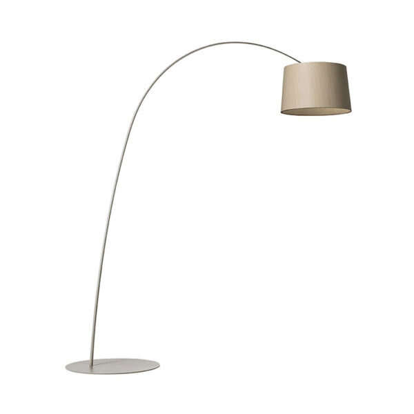 foscarini twiggy elle wood floor lamp greige/oak