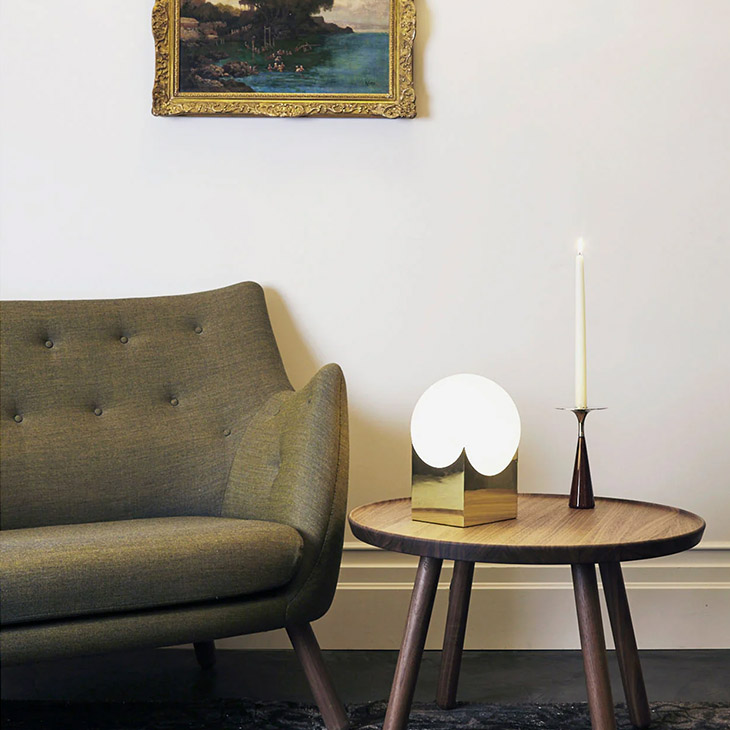 roll & hill atlas table lamp in situ