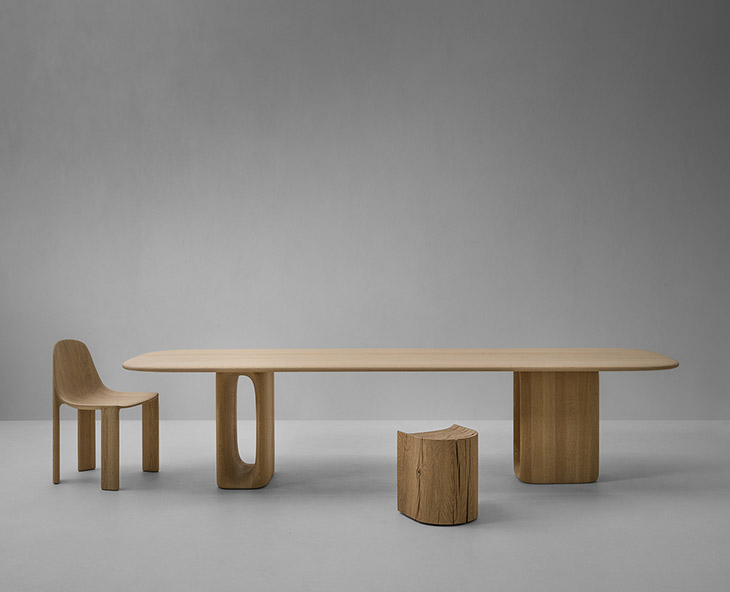 van rossum patine dining table